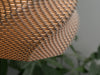 Stylish gray replacement lamp shade, LED-compatible and designed for pendant and table lamp shades.