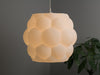 White Bubble Gum lampshade with a bubble-textured design, perfect as a ceiling lamp shade or pendant light shade for modern interiors.