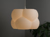 White Bubble lampshade with a smooth design, ideal as a ceiling lamp shade or pendant light shade for modern homes.