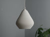 White replacement lamp shade, compatible with LED bulbs. Modern ceiling light shade with a pixel-textured finish.